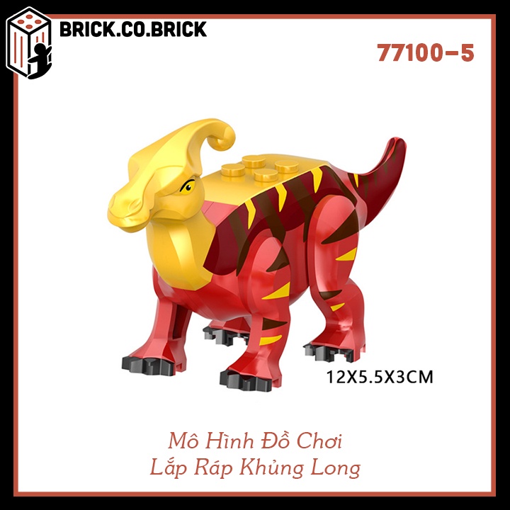 Dinosaur Park Khủng Long Mô Hình Đồ Chơi Lắp Ráp Công Viên Khủng Long T Rex 77100