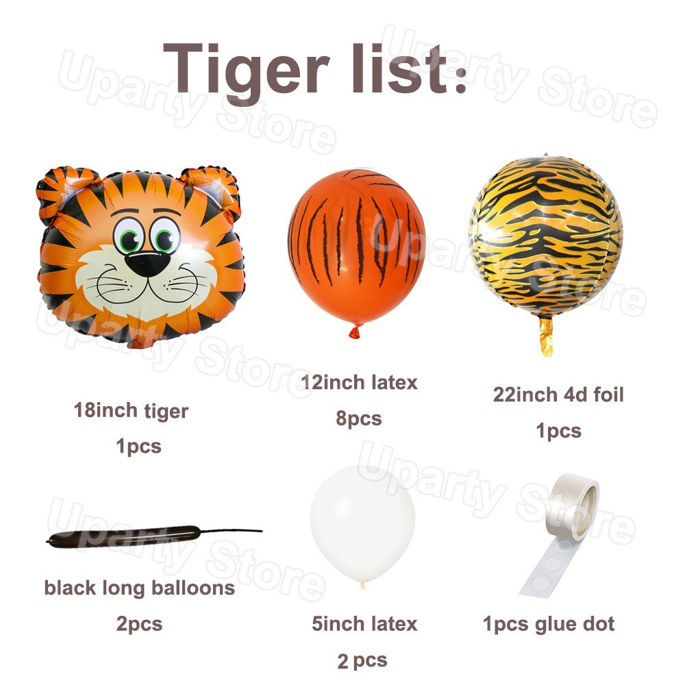 1 Bộ Bong Bóng 4D Hình Động Vật Rừng Rậm Dùng Trang Trí Tiệc Sinh Nhật Cho Bé