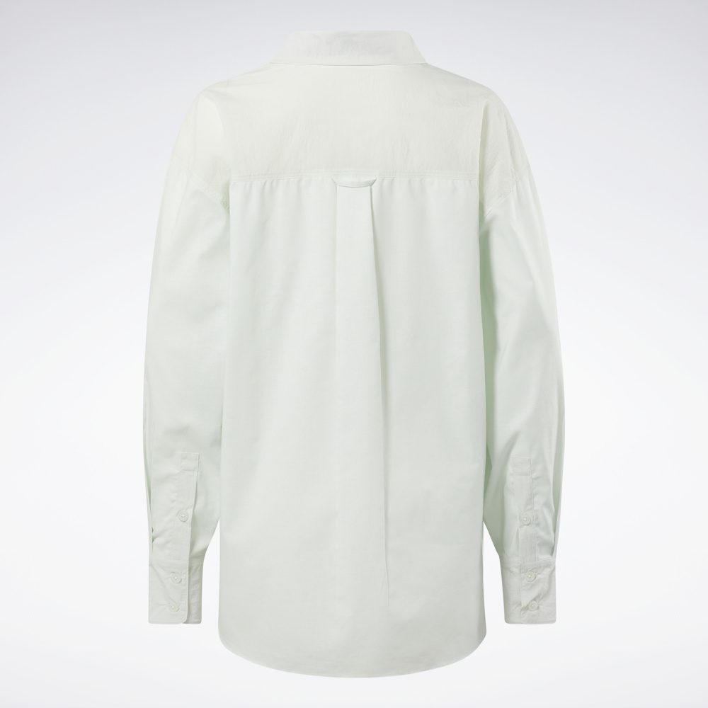 Áo sơ mi dài tay thời trang Reebok Classics Button-Up Long Sleeve Shirt HB8648