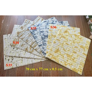 (Quận 12) Xốp dán tường giả đá dày 5mm giá rẻ