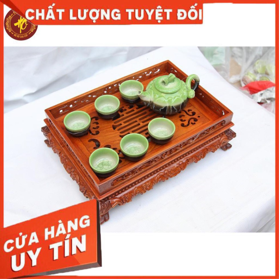 Khay trà bàn trà gỗ hương, khay rồng chầu chân quỳ - ĐÚNG ẢNH ĐÚNG MẪU