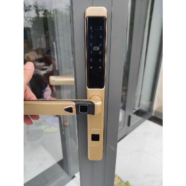Khoá cửa vân tay thông minh chuyên dụng cho cửa nhôm Yanuo YNJ