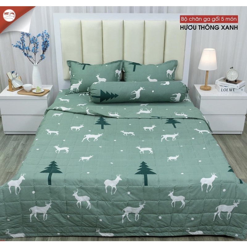 Ga Trải Giường🔥m6/m8🔥Bộ Ga Và 2 Vỏ Gối Cotton Poly Cao Cấp Hàng Xưởng Sản Xuất