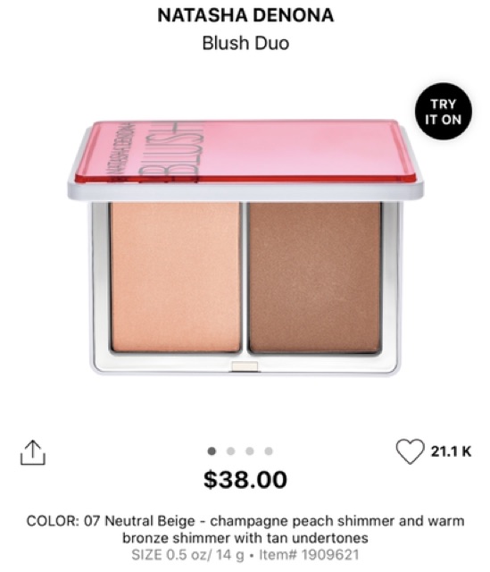 Natasha Denona - Phấn Má Đôi Natasha Denona Blush Duo