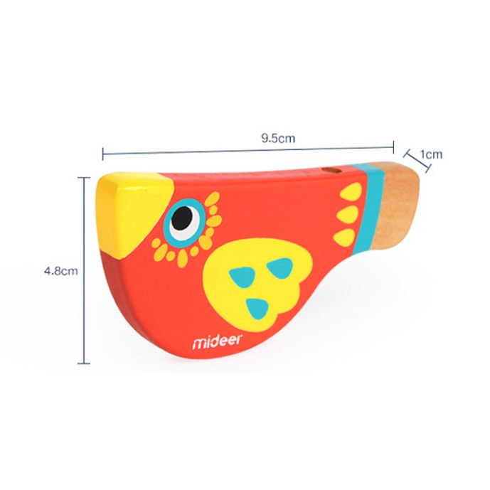 Còi huýt sáo gỗ Mideer cho bé