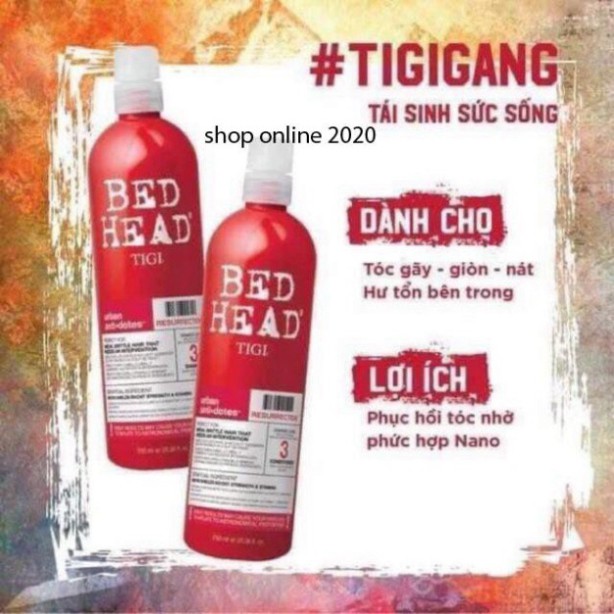 E23 Dầu gội Tigi đỏ E23