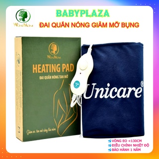 Đai điện quấn nóng wonmom giảm eo, tan mỡ bụng cho mẹ sau sinh unicare - việt nam u510 - chính hãng