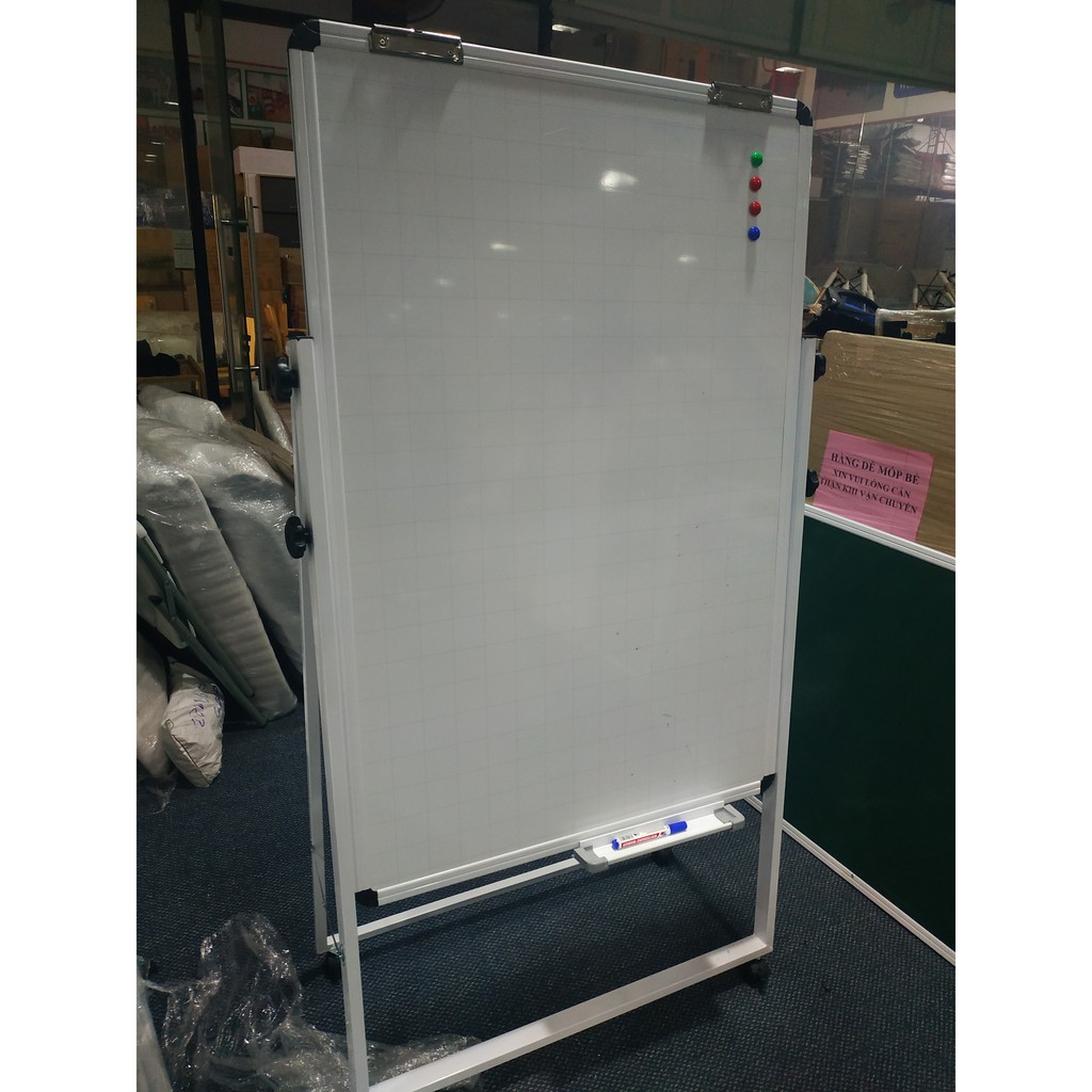 Bảng Flipchart Cao Cấp Chân Di Động 1 Mặt KT 60x90 cm