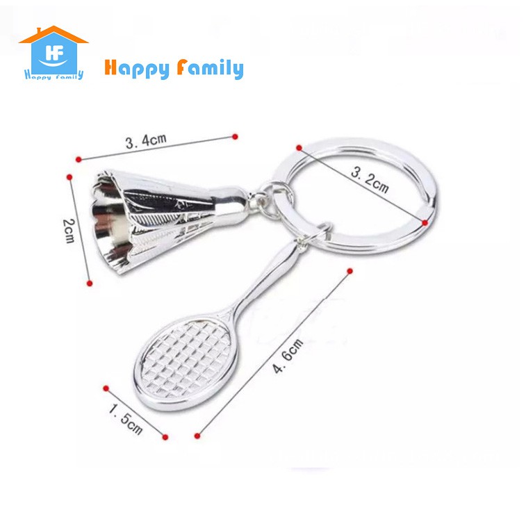 Móc chìa khóa cao cấp cầu lông