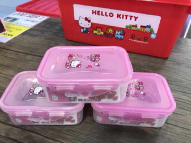 Hộp Nhựa Đựng Cơm Lock&amp;Lock 460ml Hello Kitty LKT818