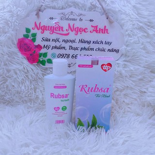 Dung dịch vệ sinh phụ nữ Rubsa trà xanh chai 150ml