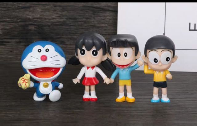 (Kikumaru) Combo Mô hình 5 nhân vật Doraemon MS029