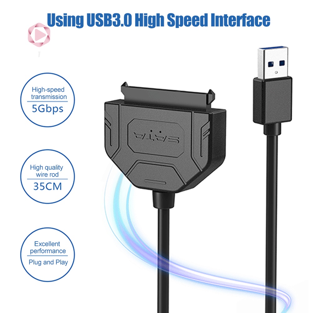 Dây Cáp Chuyển Đổi Ổ Cứng Ssd Hdd Sata Sang Usb 3.0 2.5 / 3.5 Inch | BigBuy360 - bigbuy360.vn