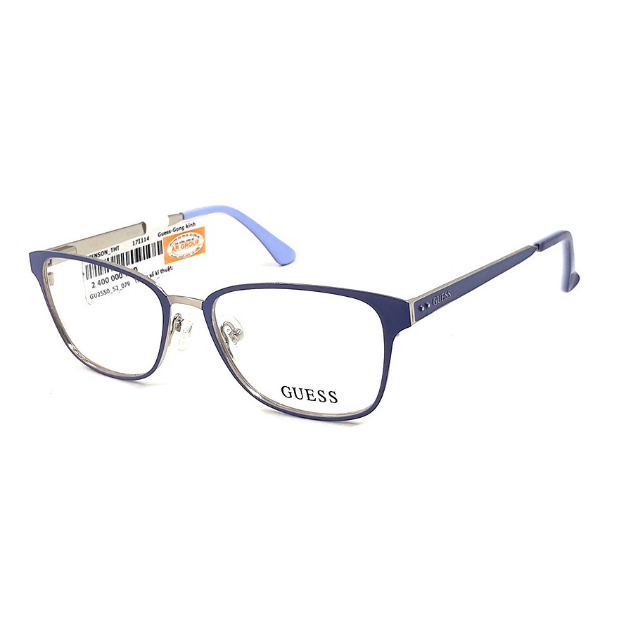 Gọng kính thời trang Guess GU2550 079 chính hãng, thiết kế dễ đeo bảo vệ mắt