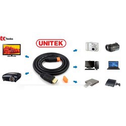 Cáp HDMI Unitek 1080/2K Dây lõi đồng, tín hiệu tốt, hạn chế sét đánh