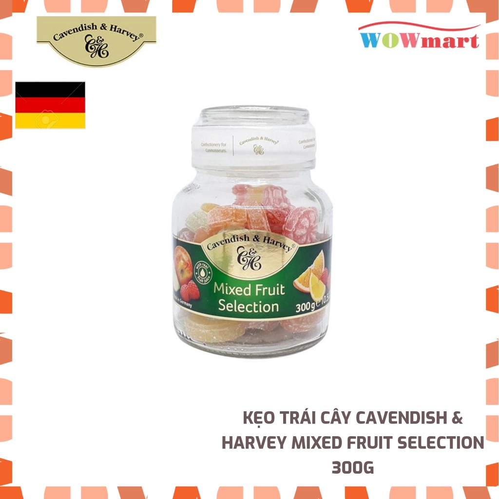 Kẹo trái cây Cavendish & Harvey Mixed Fruit Selection 300g