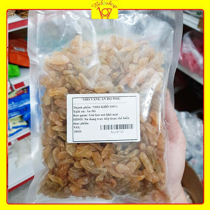 💥💧[GIÁ RẺ]💥💧 Nho khô Ấn Độ Raisins 500g [SIÊU HOT]💥💧