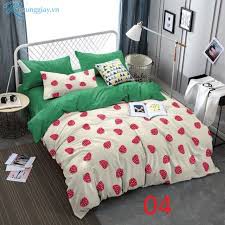 BỘ VỎ CHăn Ga GỐi COTON POLY nhập (set 4 món)