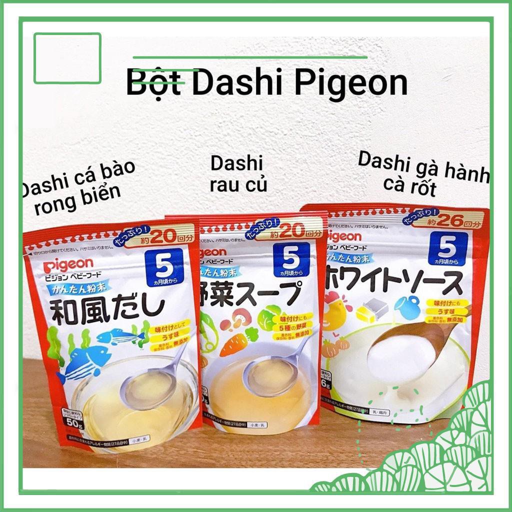 Bột nêm nước dùng Dashi Pigeon Nhật Bản cho bé 50g Date T4/2022