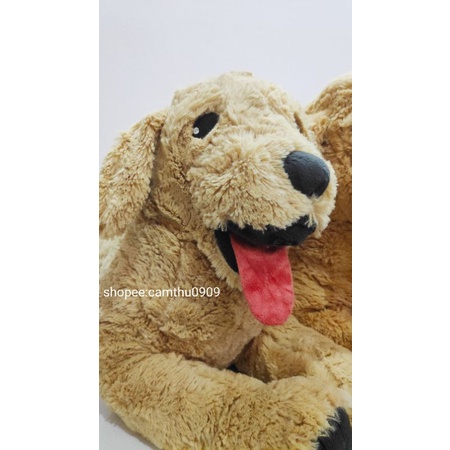 Chó nhồi bông GOLDEN GOSIG IKEA -gối ôm chó nâu lông mịn- chính hãng
