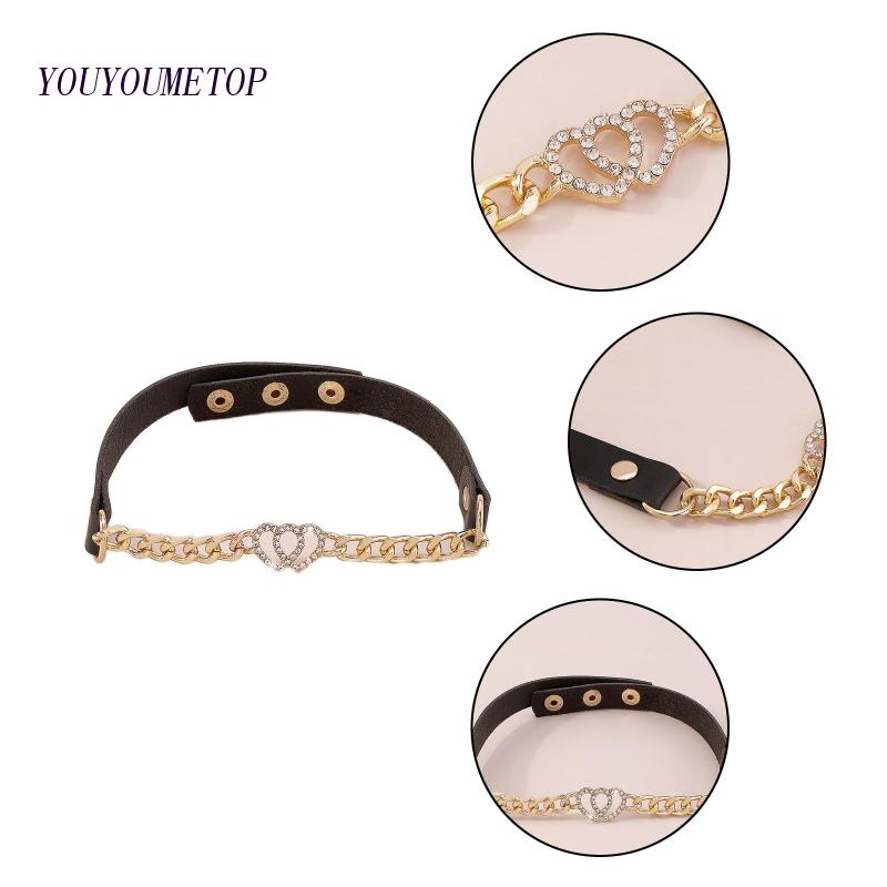Vòng Cổ Choker Màu Đen Phong Cách Gothic Thời Trang