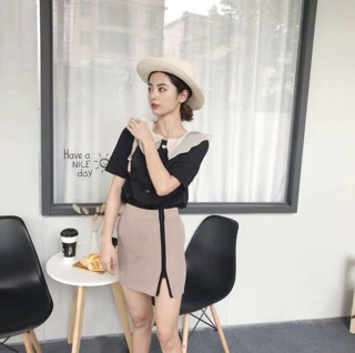 [ORDER] Áo/váy cổ sen 2 lớp [ảnh thật ở cuối]