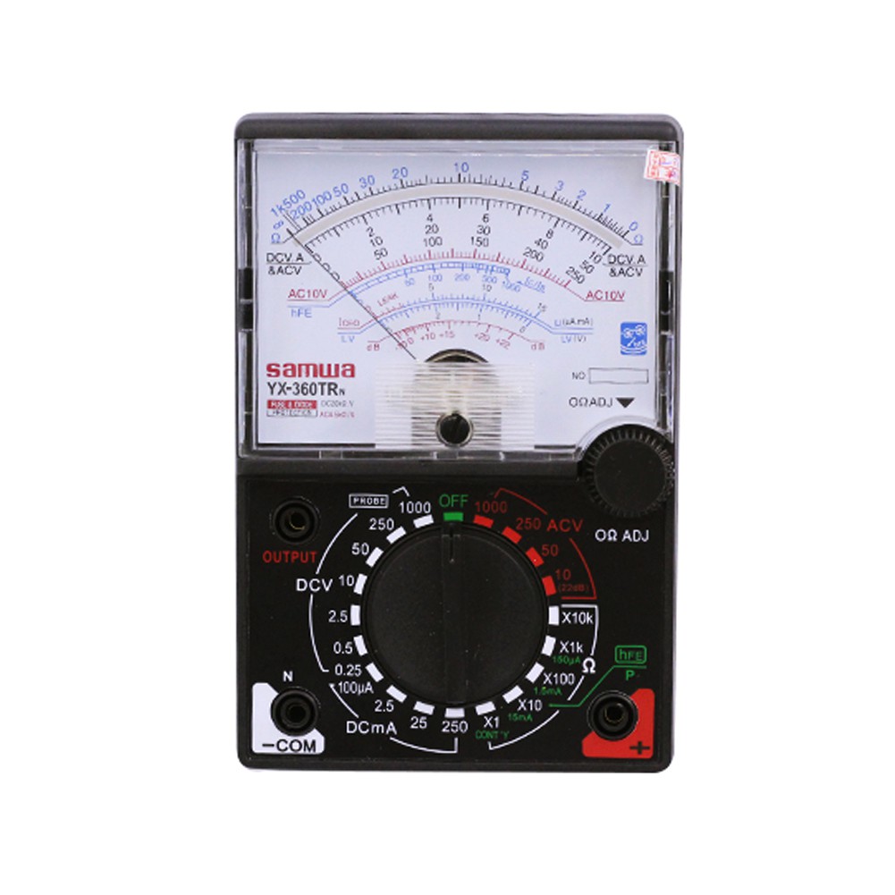 Đồng hồ vạn năng YX-360TRn (tặng kèm pin và que đo) - Đồng hồ vạn năng kim - Ampe kế vạn năng - Vôn kế vạn năng