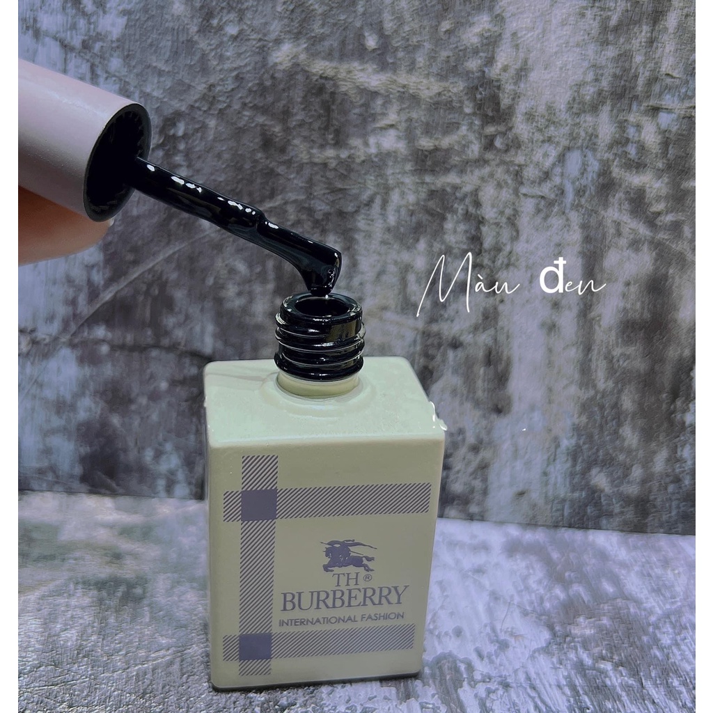 Sơn Gel Lẻ Đen , Trắng , Nước Gạo , Trắng Sữa nail Burberry Siêu Đặc