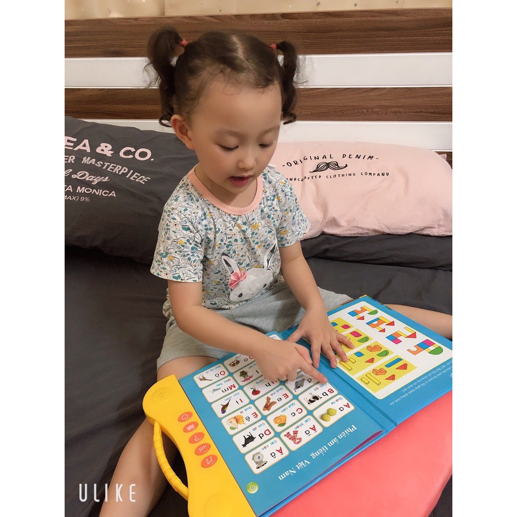 ĐỒ CHƠI GIÁO DỤC - SÁCH SONG NGỮ VIỆT ANH CÓ PHÍM GIÁ XƯỞNG