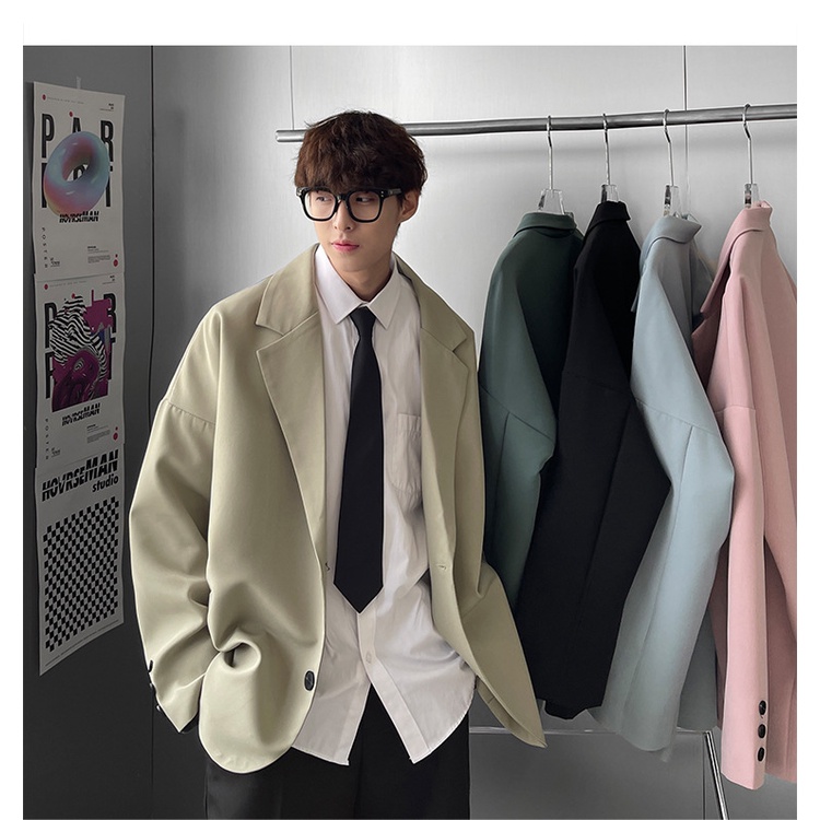 Áo Blazer nam Mavota áo khoác vest unisex form rộng phong cách Hàn Quốc AB005