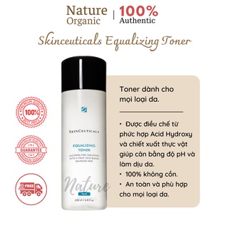 Nước cân bằng Skinceuticals Equalizing Toner 200ml loại bỏ tế bào chết, cân bằng độ pH và cải thiện kết cấu da - S02