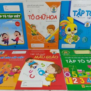 Combo 5 q tập tô chữ