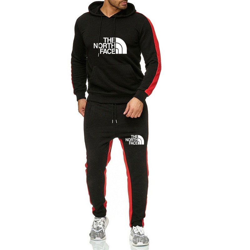 The North Face Bộ Đồ Thể Thao Áo Hoodie Phối Quần Dài Vải Len Có Size 3xl Thời Trang Cho Nam