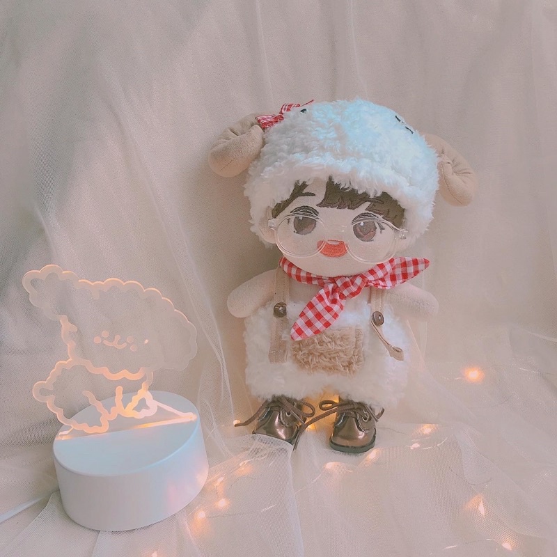Set Cừu Bông cho búp bê 10cm-15cm-20cm-40cm
