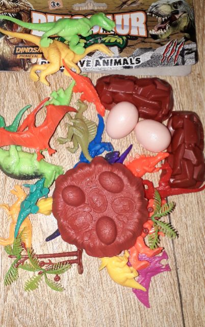 Sét Khu vườn Khủng Long có 20 con và các phụ kiện bằng nhựa