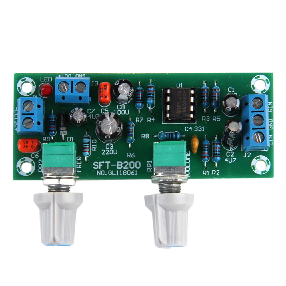 Bảng Mạch Khuếch Đại Âm Thanh 22Hz-300Hz 2 1 3 Kênh Cho DC 10