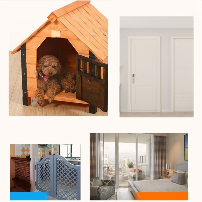 Chốt Khóa Cửa An Toàn Bằng Thép Không Gỉ Dày Dặn Chống Trộm Tiện Dụng Cho Gia Đình