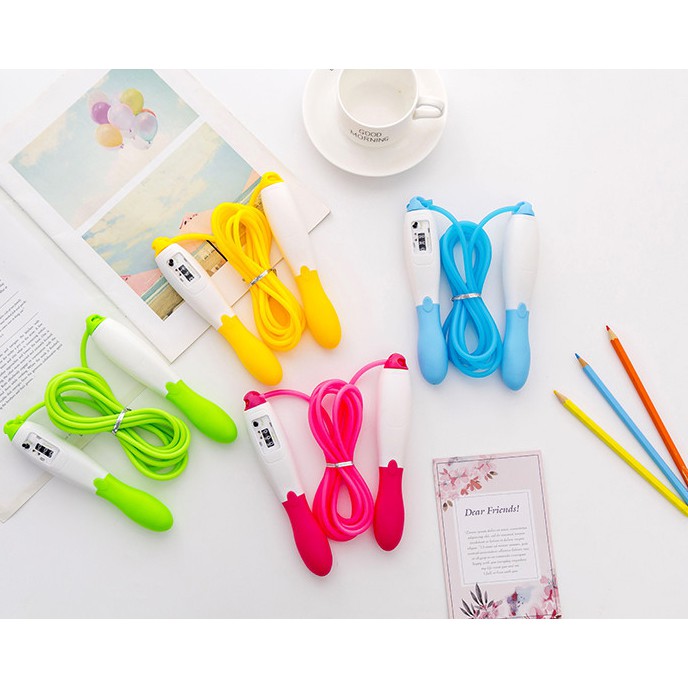 Dây Nhảy Dây Có Đồng Hồ Đếm Số Vòng Nhảy Tiện Lợi – Dumi Shop
