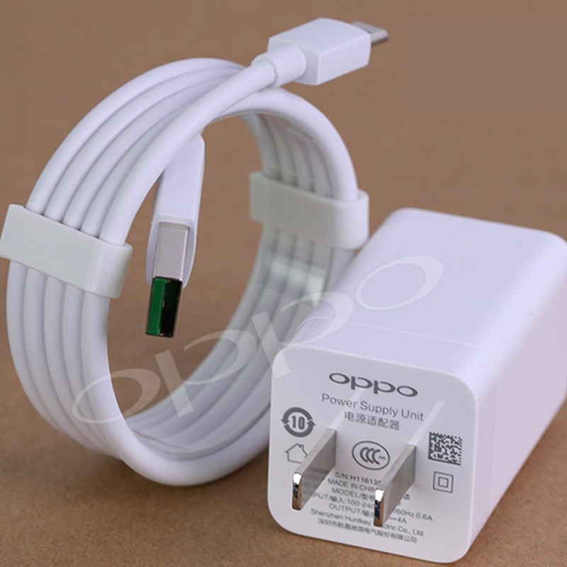 BỘ SẠC OPPO 4A-DOCK SẠC+CÁP SẠC CÔNG NGHỆ VOOC 2 cổng USB- Sạc nhanh