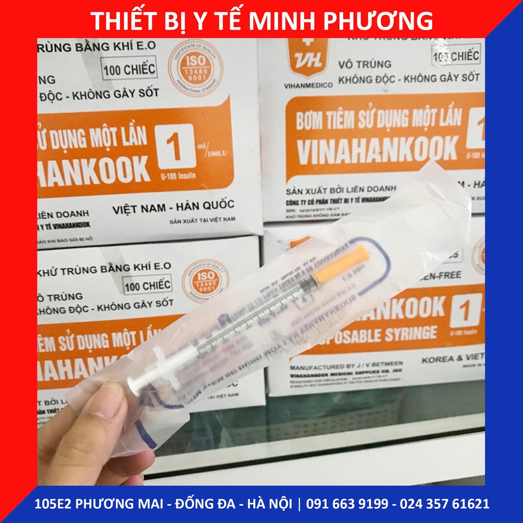 Kim bơm tiêm tiểu đường Vinahankook dùng một lần