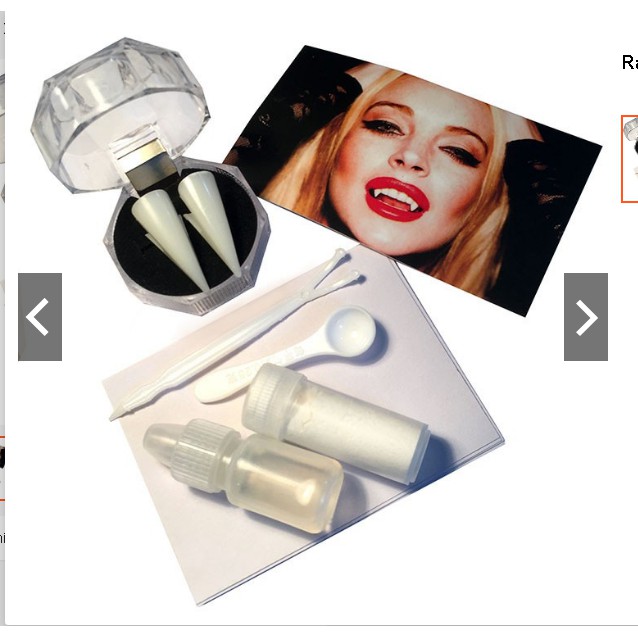 KEO GẮN RĂNG NANH GIẢ