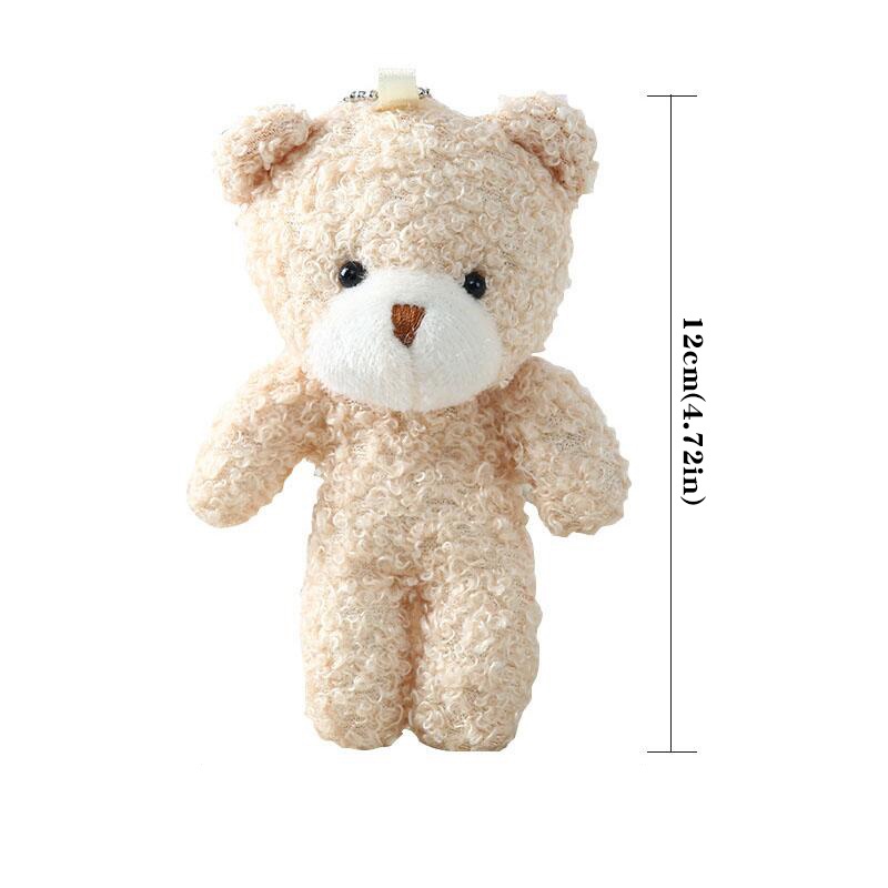 Gấu Teddy Nhồi Bông Mini Dễ Thương 12cm