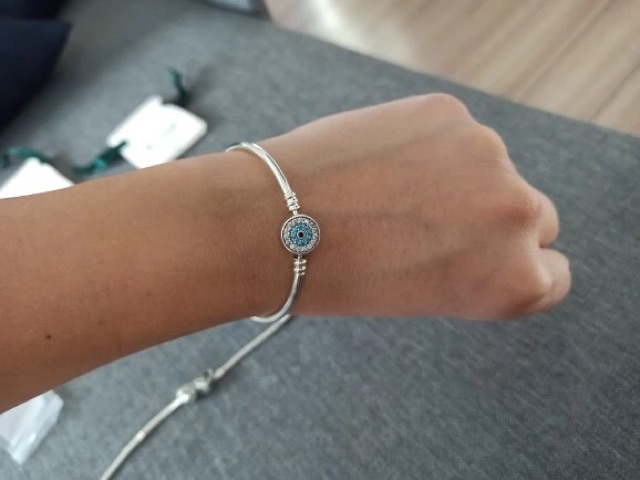 Vòng tay cơ bản bạc 925 dùng để mix charm