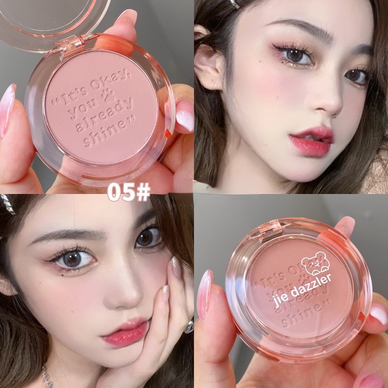 Phấn má hồng Jie DAZZLER tông màu ấm tự nhiên | BigBuy360 - bigbuy360.vn