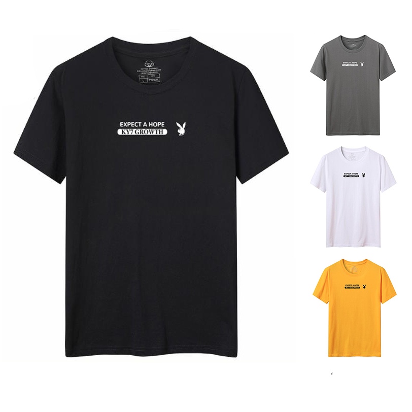 Áo Hè Thun Nam Áo Tay Ngắn Cổ Tròn Tai Thỏ Phối Quần Short Đùi Zenkocs3 MEN TOP 210