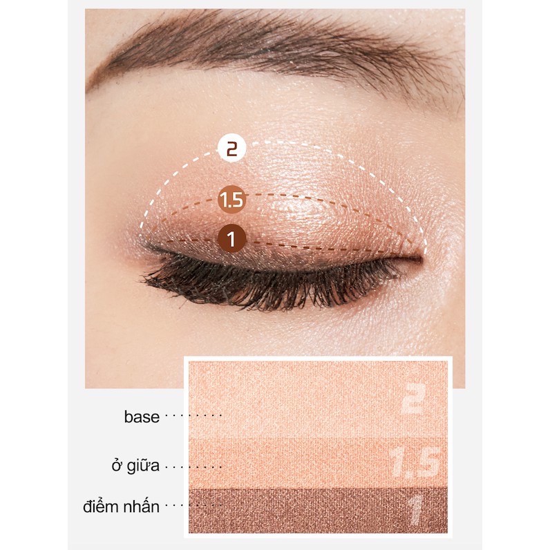 Bảng Bảng Phấn Mắt Aprilskin Perfect Magic Dual Eyeshadow 6g