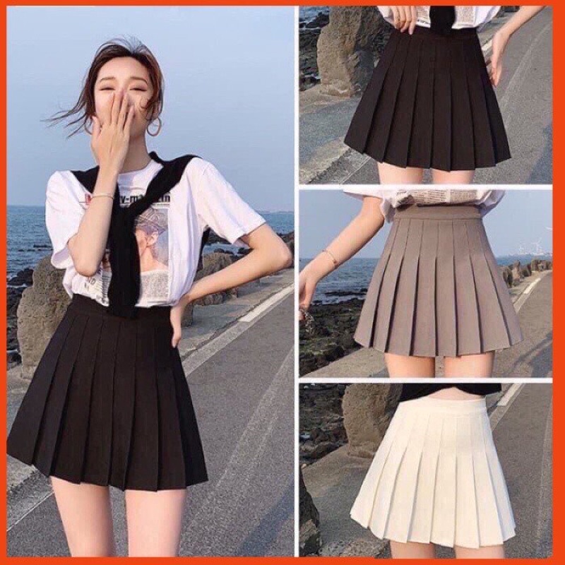 [ 𝐅𝐑𝐄𝐄 𝐒𝐇𝐈𝐏 ] CHÂN VÁY TENNIS NGẮN XẾP LY DÁNG XÒE THỜI TRANG NỮ CAO CẤP
