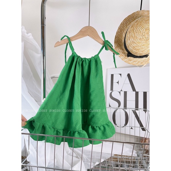 [VÁY BÉ GÁI] Váy maxi xốp Nhật hàng shop cho bé gái
