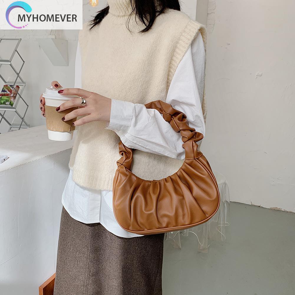 Túi Xách Da Pu Xếp Ly Thời Trang Nữ Tính