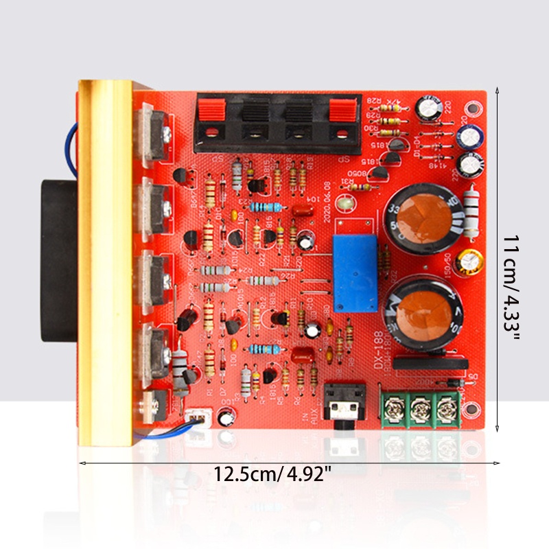 Mô Đun Khuếch Đại Âm Thanh DX-188 180W + 180W 2.0Ch HiFi Chuyên Dụng Cho Xe Hơi / Nhà Cửa DIY